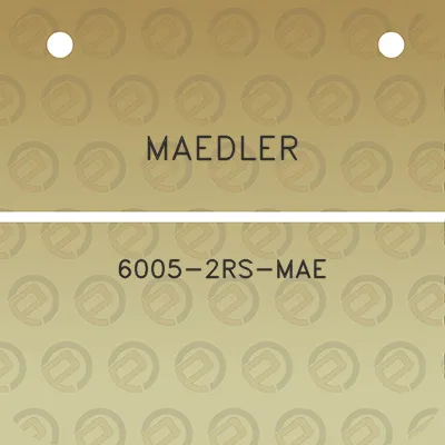 maedler-6005-2rs-mae