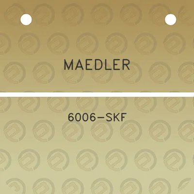 maedler-6006-skf