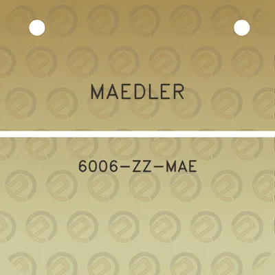 maedler-6006-zz-mae