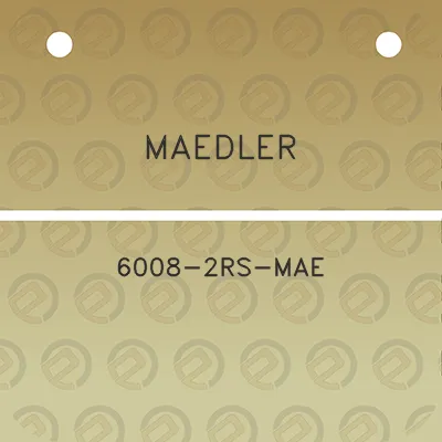 maedler-6008-2rs-mae