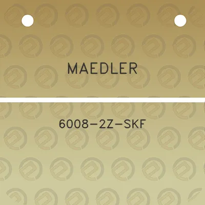 maedler-6008-2z-skf