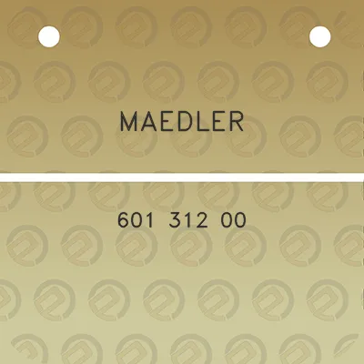 maedler-601-312-00
