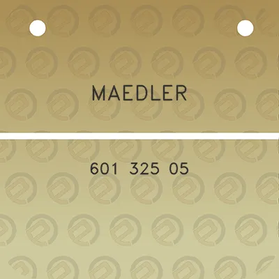 maedler-601-325-05