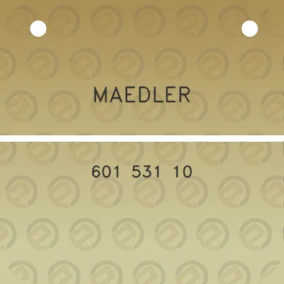 maedler-601-531-10