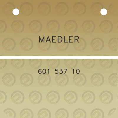 maedler-601-537-10