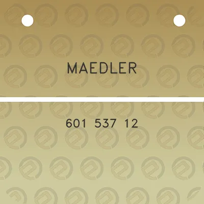 maedler-601-537-12