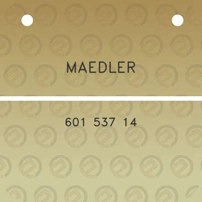 maedler-601-537-14