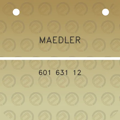 maedler-601-631-12