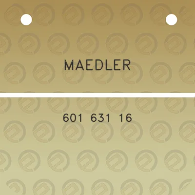 maedler-601-631-16