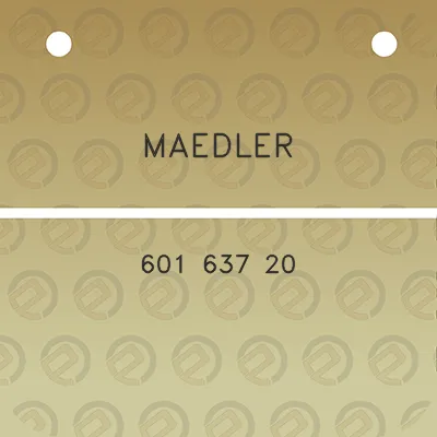 maedler-601-637-20