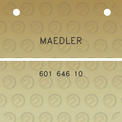 maedler-601-646-10