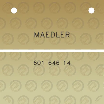 maedler-601-646-14