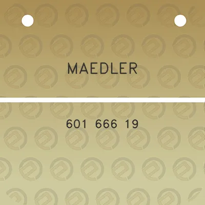 maedler-601-666-19