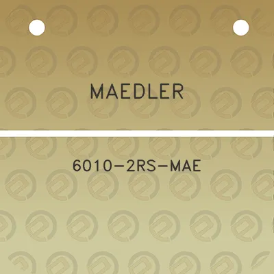 maedler-6010-2rs-mae