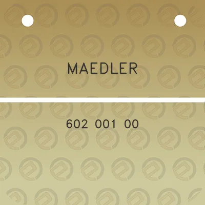 maedler-602-001-00