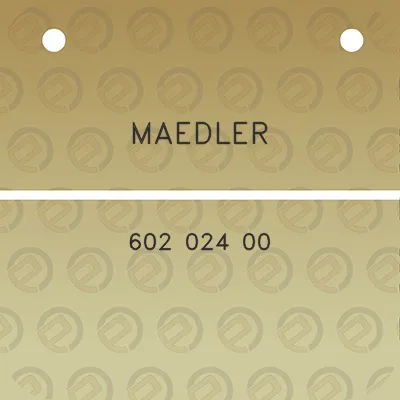 maedler-602-024-00