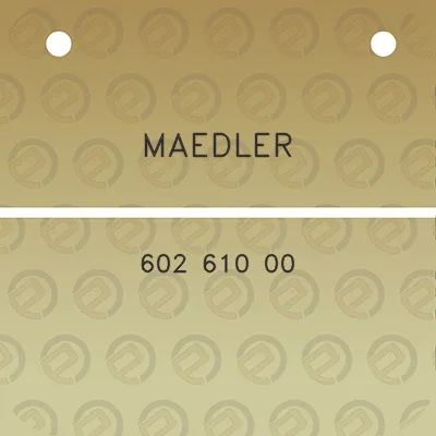 maedler-602-610-00