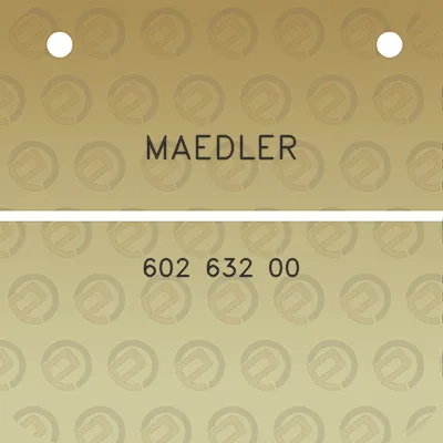 maedler-602-632-00