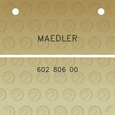 maedler-602-806-00