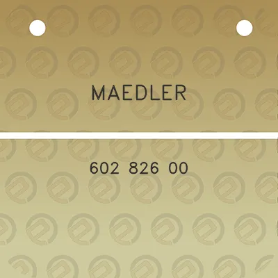 maedler-602-826-00