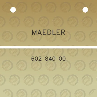 maedler-602-840-00