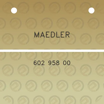 maedler-602-958-00