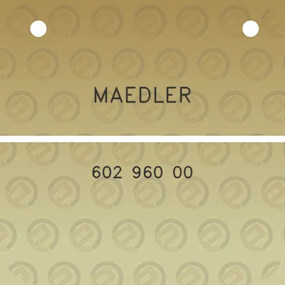 maedler-602-960-00