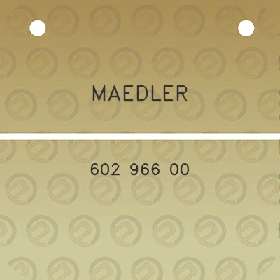 maedler-602-966-00