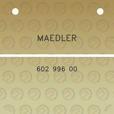 maedler-602-996-00