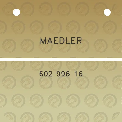 maedler-602-996-16