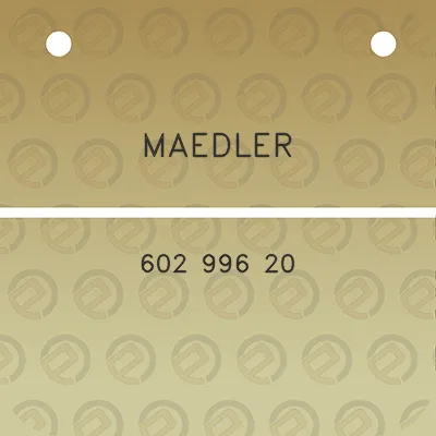 maedler-602-996-20