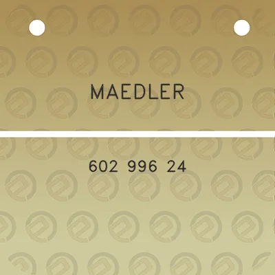 maedler-602-996-24