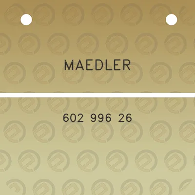 maedler-602-996-26