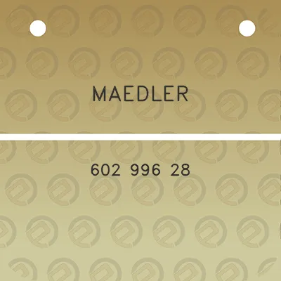 maedler-602-996-28