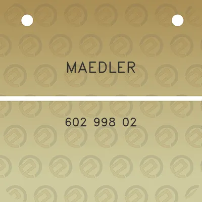 maedler-602-998-02