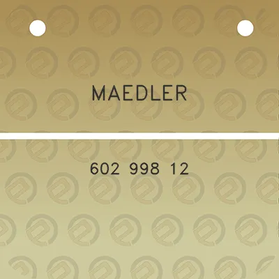 maedler-602-998-12