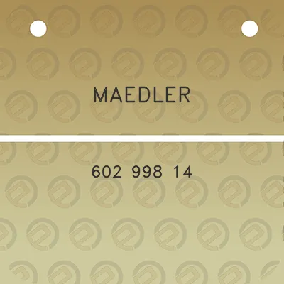 maedler-602-998-14