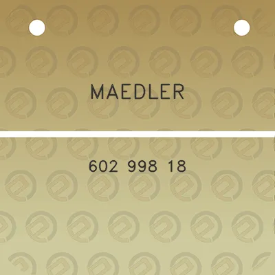 maedler-602-998-18