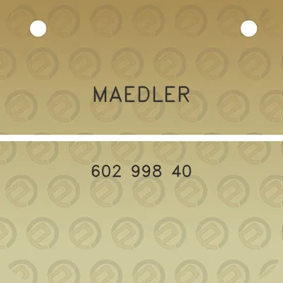 maedler-602-998-40