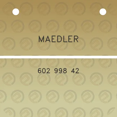 maedler-602-998-42