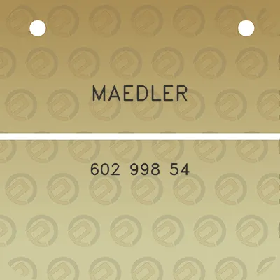 maedler-602-998-54