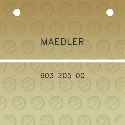 maedler-603-205-00