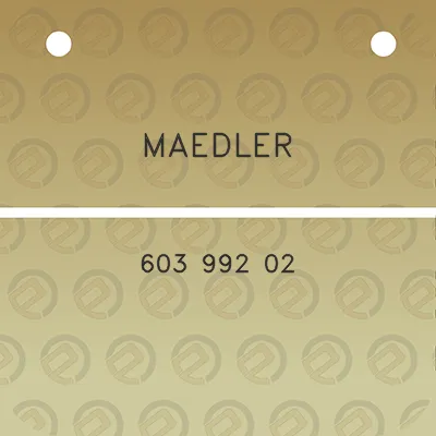 maedler-603-992-02