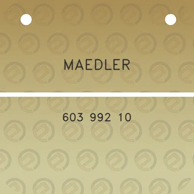 maedler-603-992-10