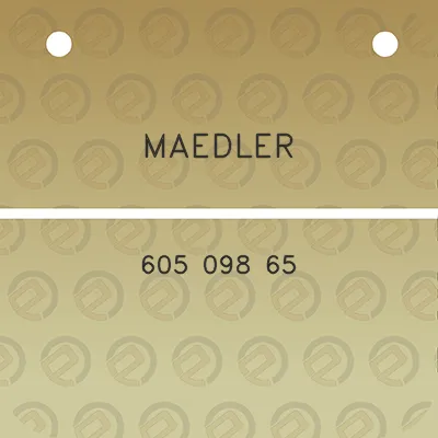 maedler-605-098-65