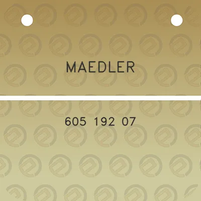 maedler-605-192-07