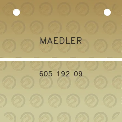 maedler-605-192-09