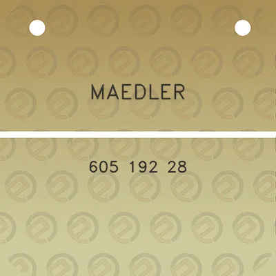 maedler-605-192-28