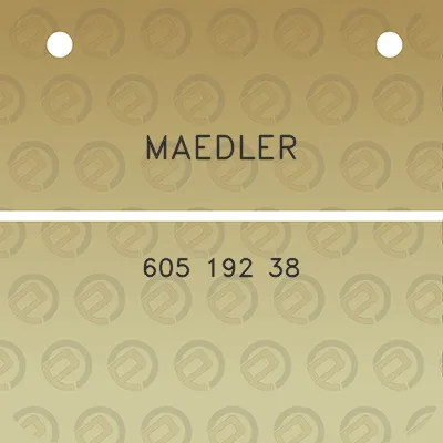 maedler-605-192-38