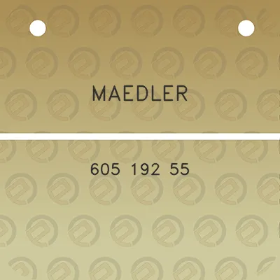 maedler-605-192-55